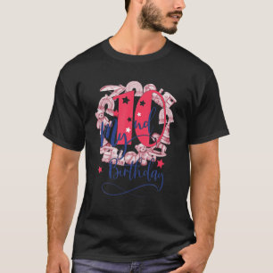 Barn 10Th Födelsedagsfest Girls Boys Leksak T Shirt