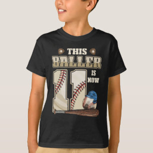 Barn 11:e födelsedag Baskebollens Elva T Shirt