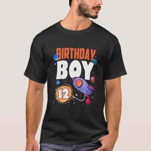 Barn 12 år gammal astronaut Rymden 12:e T Shirt