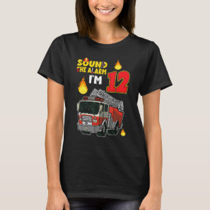 Barn 12 år gammal brandsläckare Födelsedagsfest Fi T Shirt