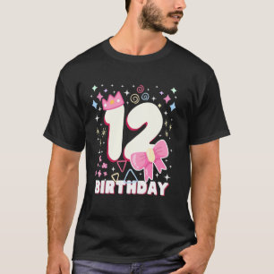 Barn 12 Tolfte 12-års födelsedag Flickor Födelseda T Shirt