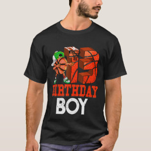 Barn 13 år gammal basketboll 13:e födelsedagen t shirt