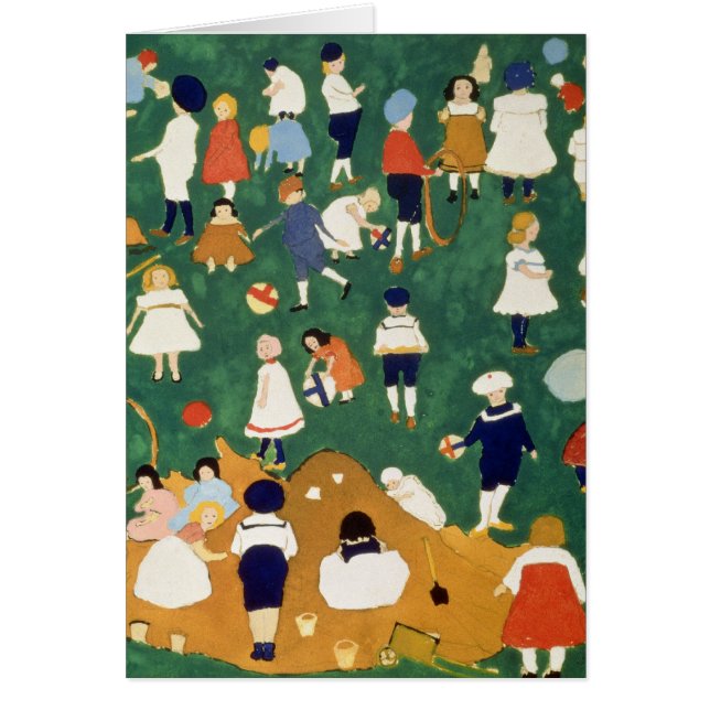 Barn 1908 hälsningskort (Framsidan)