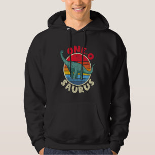 Barn 1:a födelsedag 1 O Saurus I Brachiosaurus I F Hoodie