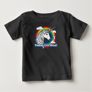 Barn 1:a födelsedag, enhörnighet i dag.. t shirt