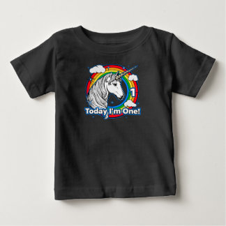 Barn 1:a födelsedag, enhörnighet i dag.. t shirt