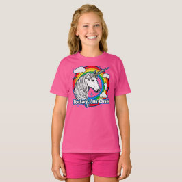 Barn 1:a födelsedag, enhörnighet i dag.. t shirt