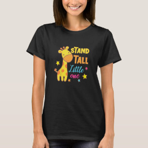 Barn 1:a födelsedag första födelsedag Giraffe stat T Shirt