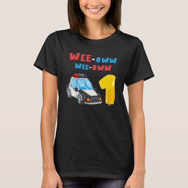 Barn 1:a födelsedag i Småbarn T Shirt (Framsida)