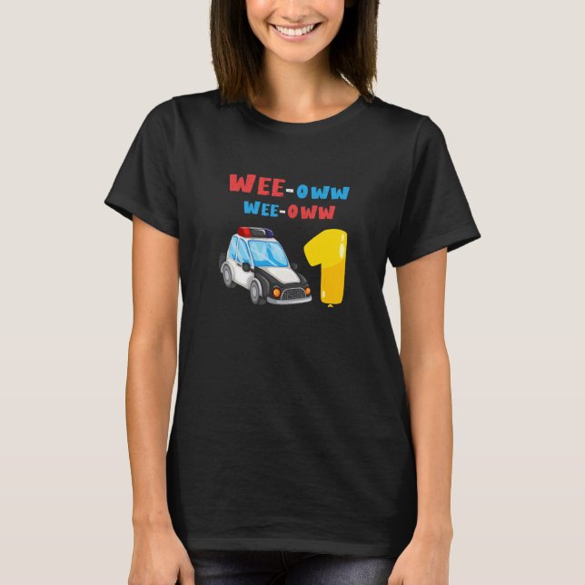 Barn 1:a födelsedag i Småbarn T Shirt (Framsida)