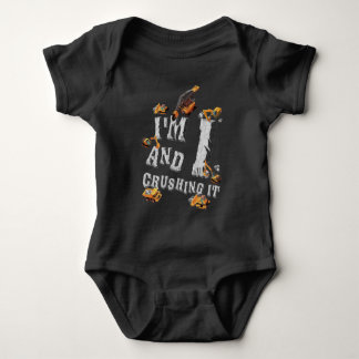Barn 1:a födelsedagskorgen 1 års Builder-grävare T Shirt