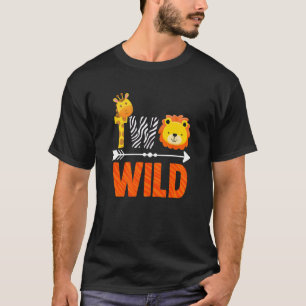 Barn 2:a födelsedag Djuren Safari Baby Lejon 2 år T Shirt