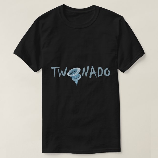 Barn 2:a födelsedag: tornadot Mest födelsedag T Shirt (Design framsida)