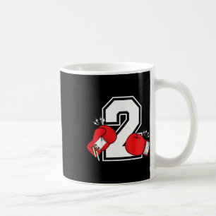 Barn 2:a födelsedagen Boxing Boy 2 År gammal boxer Kaffemugg