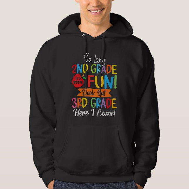 Barn 2:a Klass här i Kom 3:e grader Grad Hoodie (Framsida)
