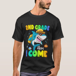 Barn 2:a Klass här Komar jag Shark-ryggsäck tillba T Shirt