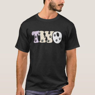 Barn 2 år Gammal Cute Tass Birthday Girl 2nd B d T Shirt