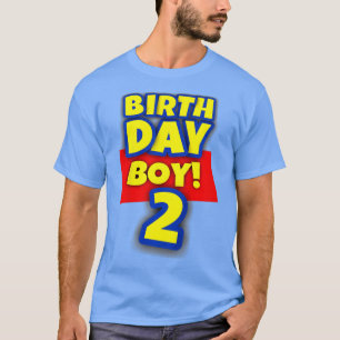 Barn 2 år gammal Leksak-födelsedagstorggåva T Shirt