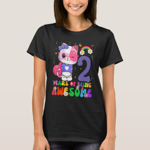 Barn 2 år gammal Tonåringar 2:a födelsedag Fantast T Shirt