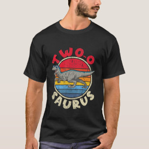 Barn 2 och födelsedag 2 O Saurus I Velociraptor I T Shirt