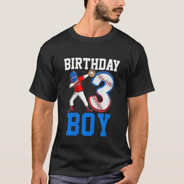 Barn 3 år gamla baskiska möbler 3:e födelsedagsdel t shirt (Framsida)