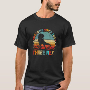 Barn 3 år gamla dinosauer Fantastisk sedan 2020 tr T Shirt