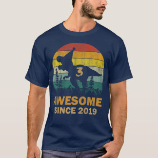 Barn 3 år gamla Fantastisk sedan 2019 tredje födel T Shirt