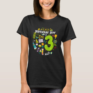 Barn 3 år Gammal Boy Scientist 3:e födelsedagspojk T Shirt