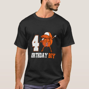 Barn 3 år gammal doftande basket 3:e födelsedagen t shirt