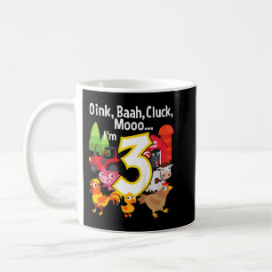 Barn 3 år gammal Födelsedagsfest på gårdshus Kaffemugg
