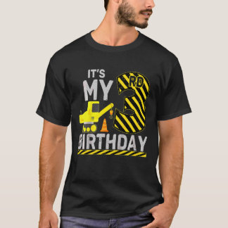 Barn 3 år gammal pojke Det är min tredje födelseda T Shirt