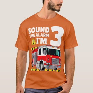 Barn 3:e födelsedag Ejflu Lastbil 3 Tre år gammal T Shirt