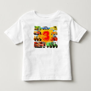 Barn 3:e födelsedag Lastbil T Shirt