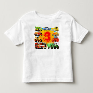 Barn 3:e födelsedag Lastbil T Shirt