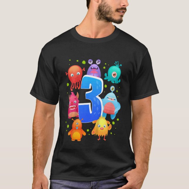 Barn 3:e födelsedag Mest Födelsedagsfest T Shirt (Framsida)