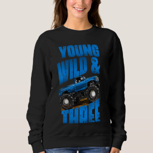 Barn 3:e födelsedag: Monster Lastbil Rule Sylt Tre T Shirt