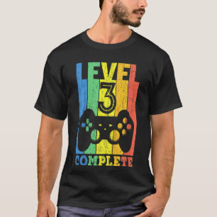 Barn 3:e födelsedagstjejen 3 år 2019 1 t shirt