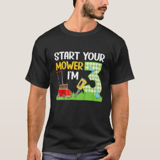 Barn 3:e Gräsmatta Mer Födelsedagsfest 3 år gammal T Shirt