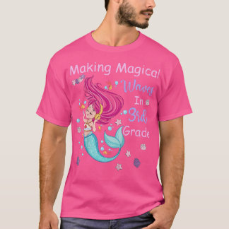 Barn 3:e Klass-Sjöjungfrun Skapar Magic Vågar Kids T Shirt