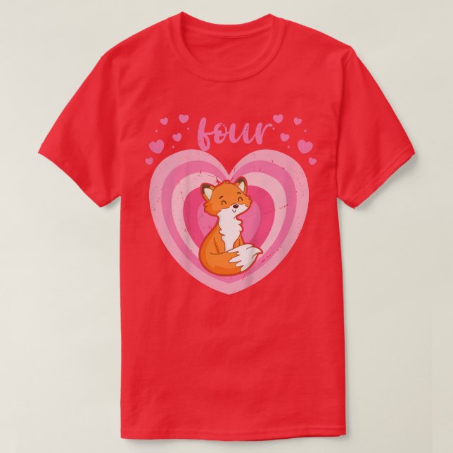 Barn 4 år gammal jute från födelsedagstjejen 4:e d t shirt (Design framsida)