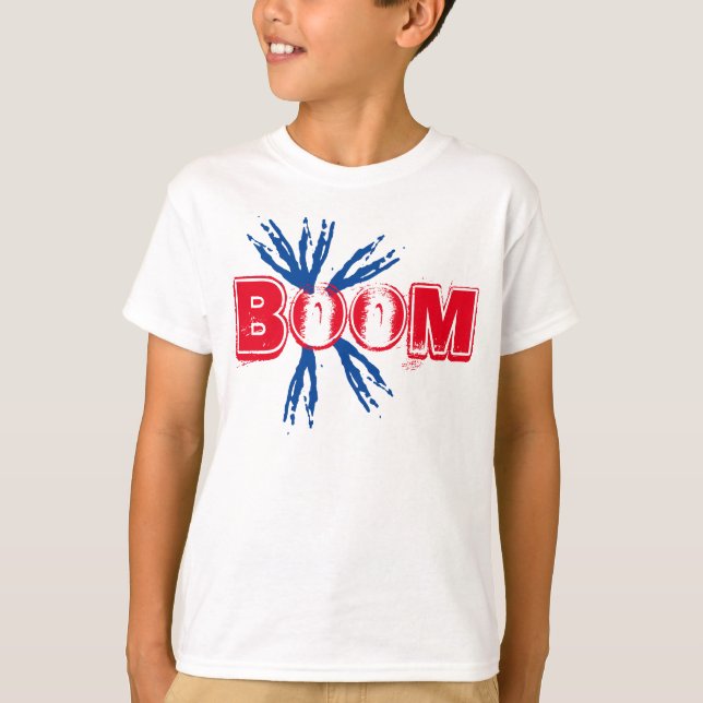 Barn 4:e juli: Boom Explosion Shirt T (Framsida)