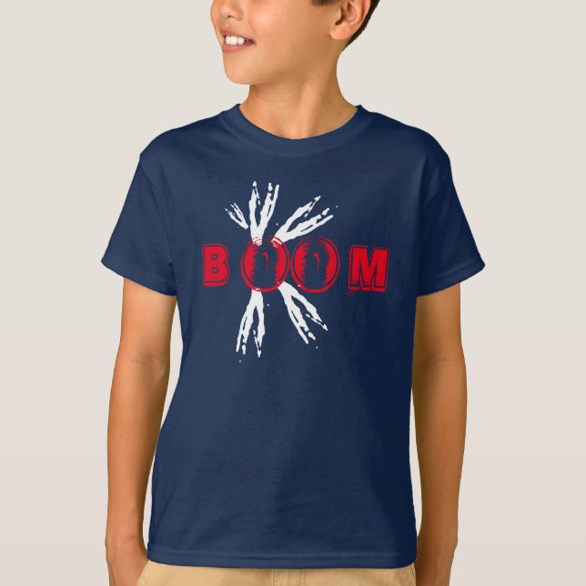Barn 4:e juli: Boom Explosion Shirt Tee Shirt (Framsida)