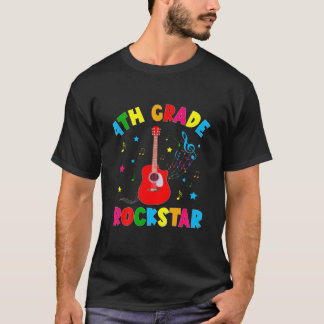 Barn 4:e Klass Rockstar Electric Guitar tillbaka t Shirt