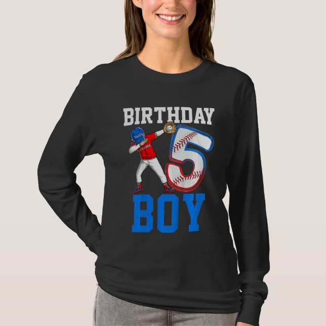 Barn 5 år gamla baskiska möbler 5:e födelsedagsdel t shirt (Framsida)