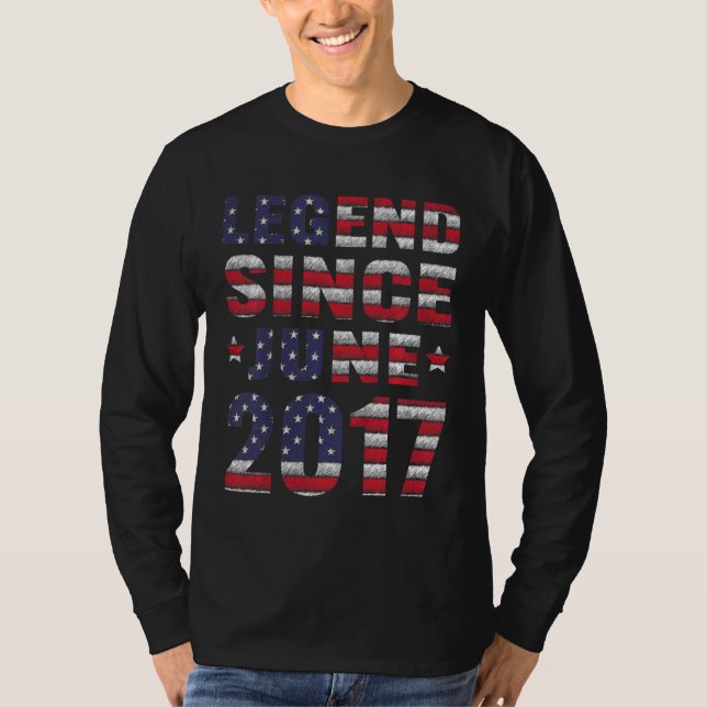 Barn 5 år gamla Fantastisk sedan juni 2017 5:e föd T Shirt (Framsida)