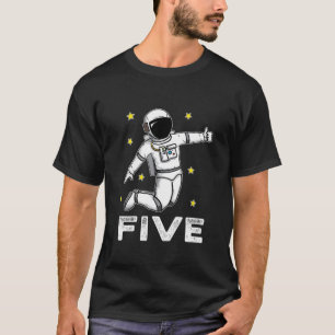 Barn 5 år gamla födelsedagspojken Astronaut Gifts  T Shirt