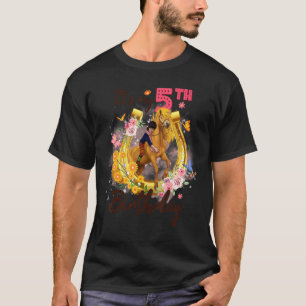 Barn 5 år gammal 5:e födelsedag som Kärlek Hor T Shirt