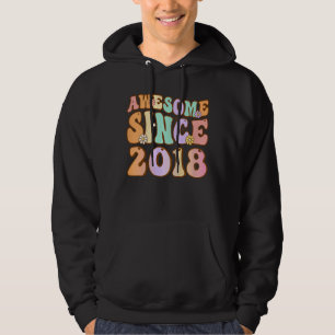 Barn 5 år gammal Fantastisk sedan 2018 femte födel Hoodie