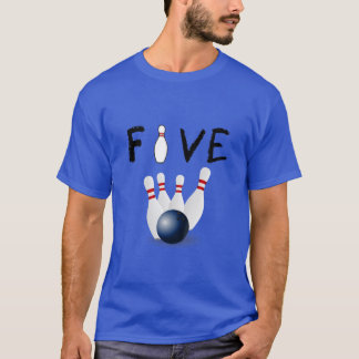 Barn 5 år gammal Födelsedagsfest i tarmarna 5th Bi T Shirt