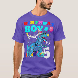 Barn 5 år gammal gåva 5:e födelsedag 5:e födelseda t shirt